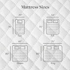 Materasso in memory foam di gel premium SoftNest Rejuv Collection da 8 pollici