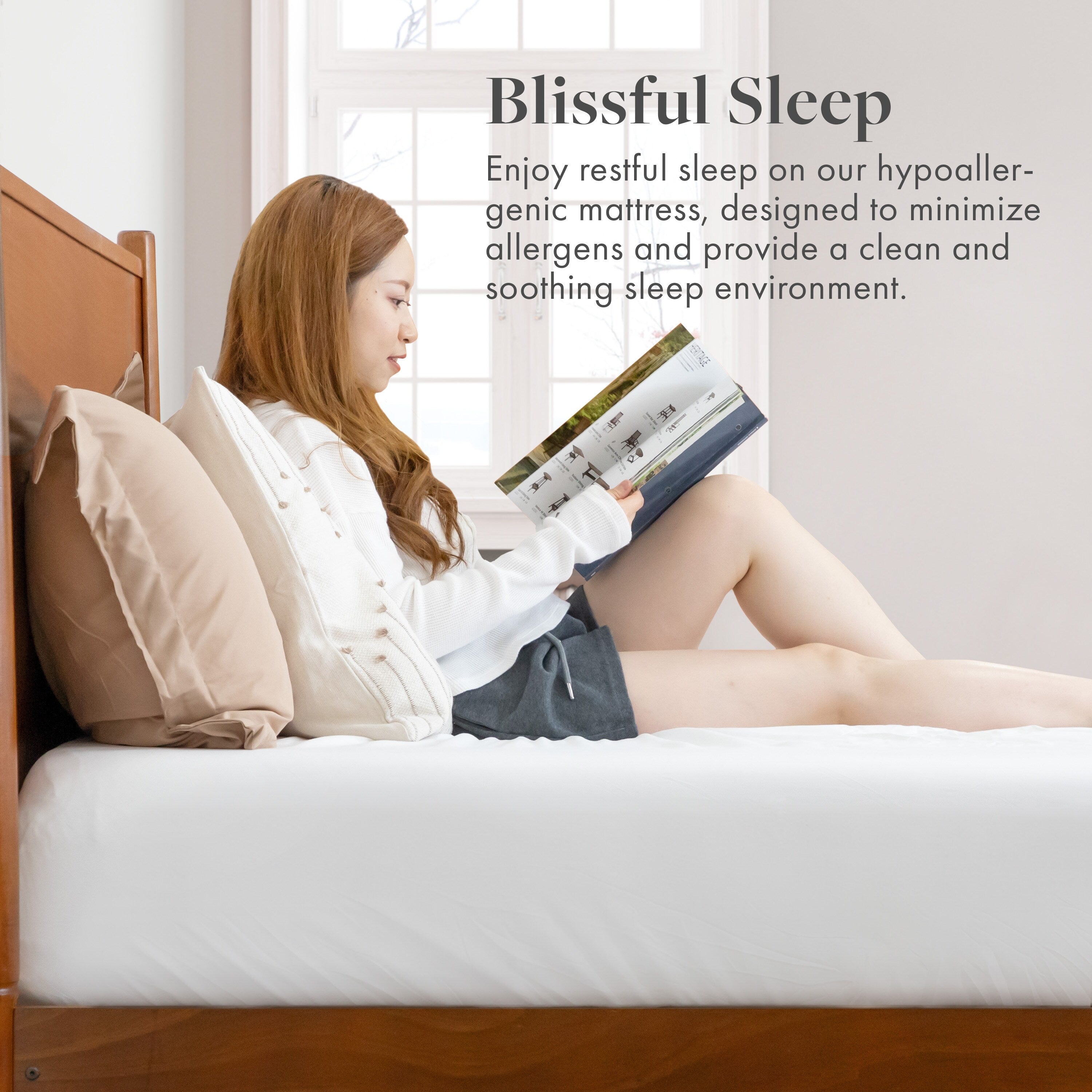 Materasso in memory foam gel premium SoftNest Rejuv Collection da 10 pollici