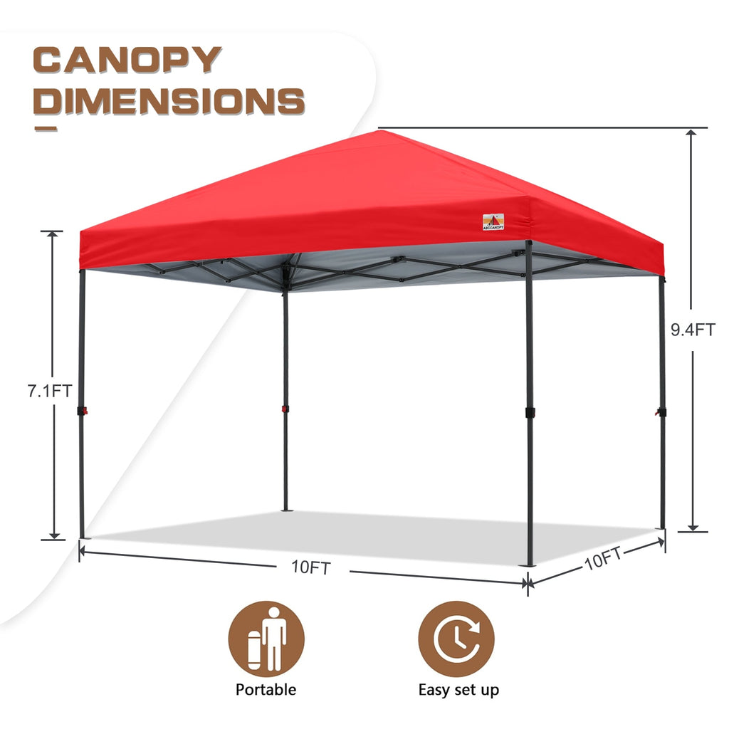 ABCCANOPY Tenda a baldacchino pieghevole facile e resistente Tenda a baldacchino per esterni