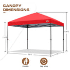 ABCCANOPY Tenda a baldacchino pieghevole facile e resistente Tenda a baldacchino per esterni
