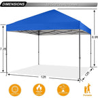 ABCCANOPY Tenda a baldacchino pieghevole facile e resistente Tenda a baldacchino per esterni