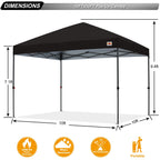 ABCCANOPY Tenda a baldacchino pieghevole facile e resistente Tenda a baldacchino per esterni