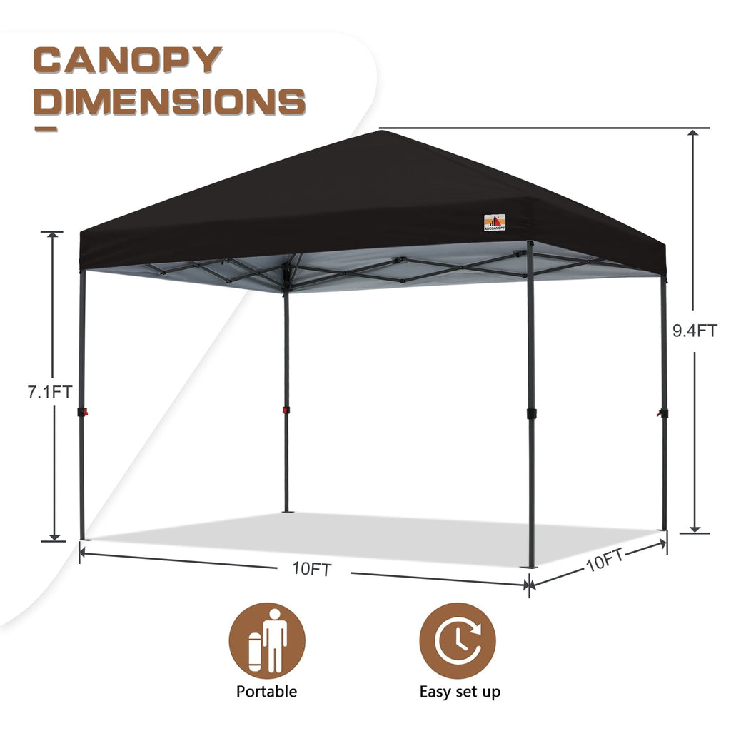 ABCCANOPY Tenda a baldacchino pieghevole facile e resistente Tenda a baldacchino per esterni