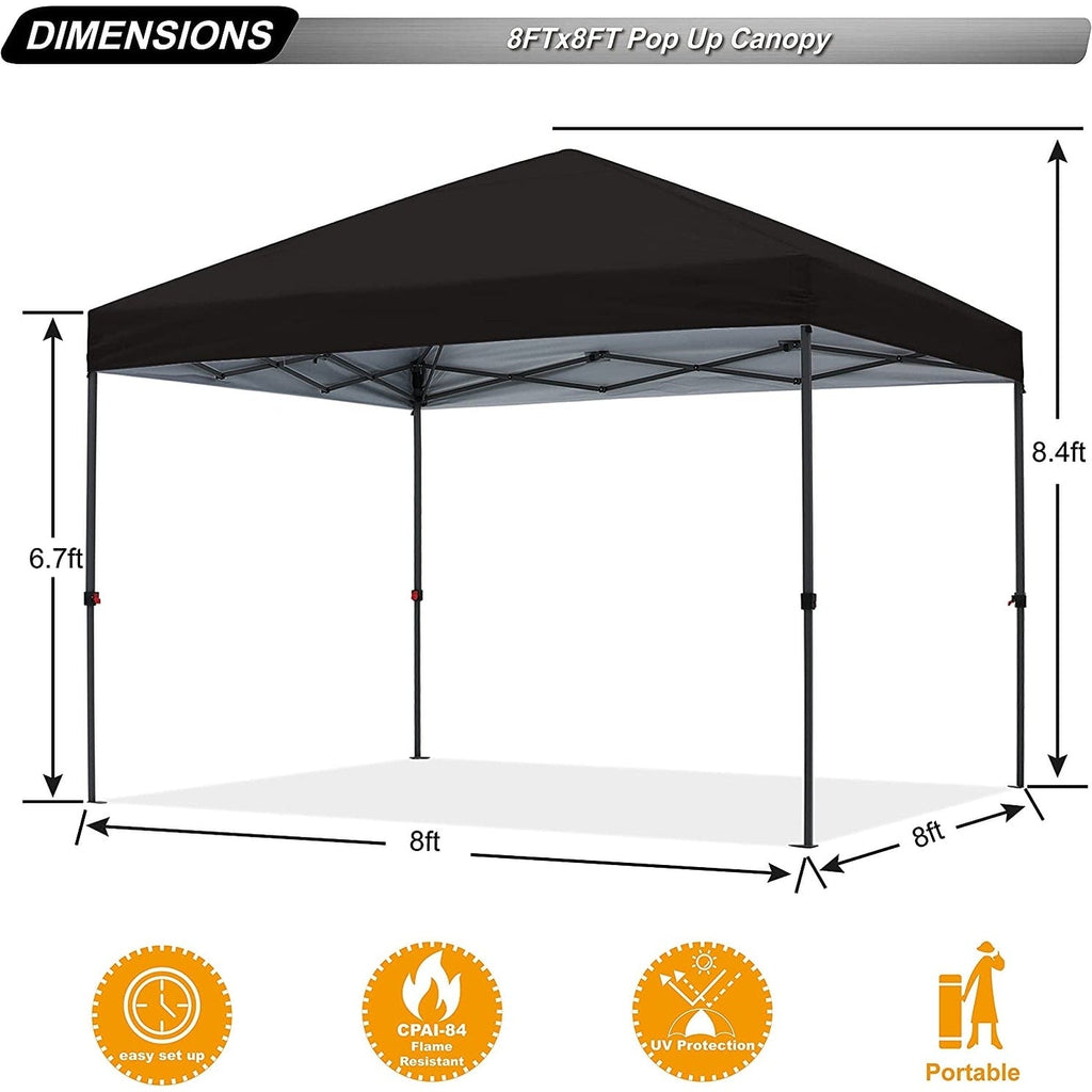 ABCCANOPY Tenda a baldacchino pieghevole facile e resistente Tenda a baldacchino per esterni