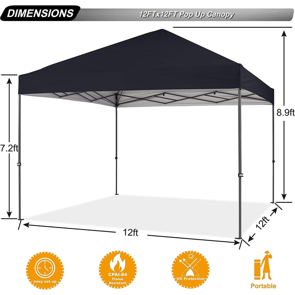 ABCCANOPY Tenda a baldacchino pieghevole facile e resistente Tenda a baldacchino per esterni