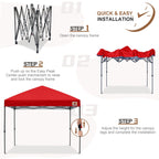ABCCANOPY Tenda a baldacchino pieghevole facile e resistente Tenda a baldacchino per esterni