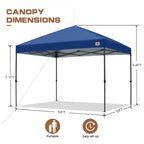 ABCCANOPY Tenda a baldacchino pieghevole facile e resistente Tenda a baldacchino per esterni