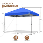 ABCCANOPY Tenda a baldacchino pieghevole facile e resistente Tenda a baldacchino per esterni