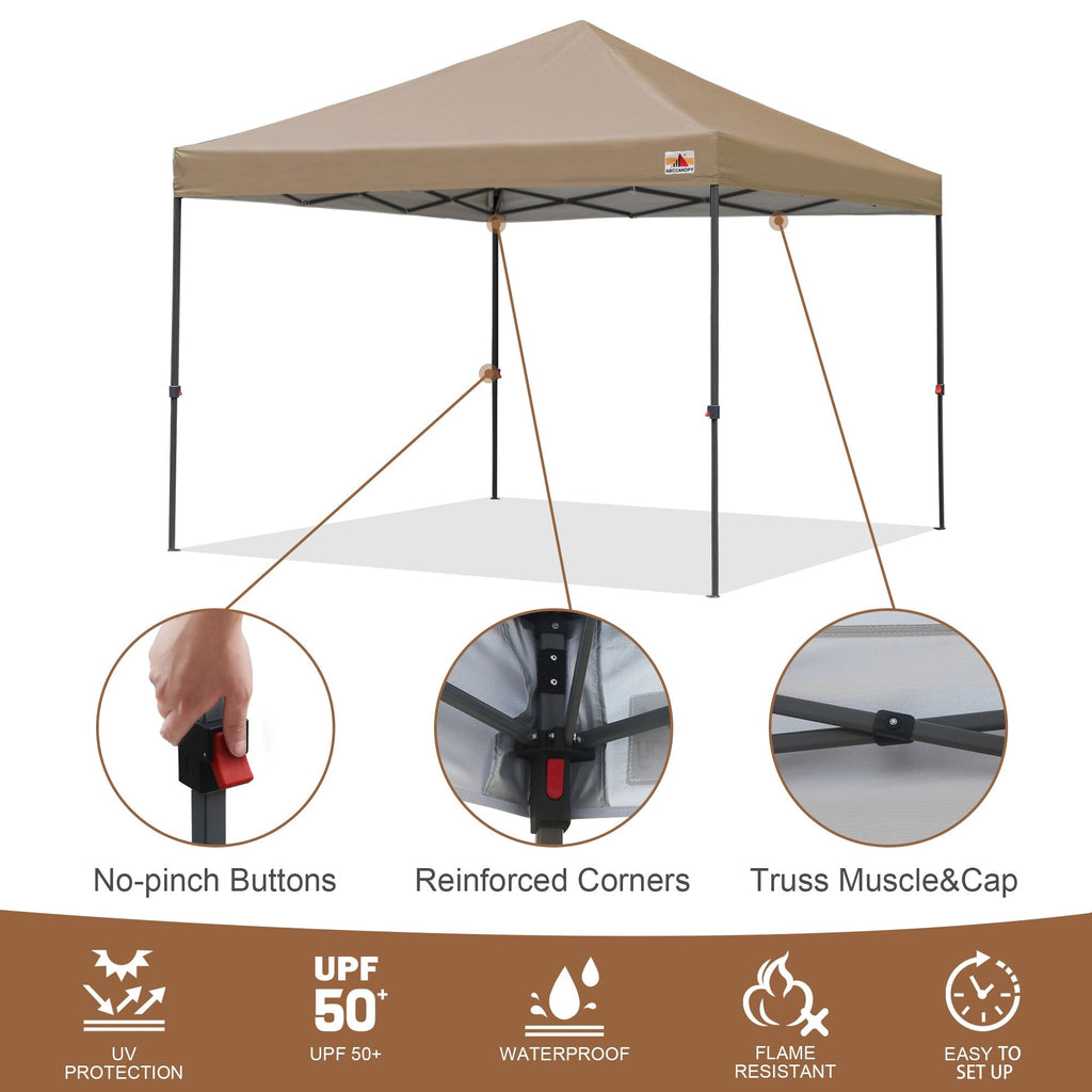 ABCCANOPY Tenda a baldacchino pieghevole facile e resistente Tenda a baldacchino per esterni