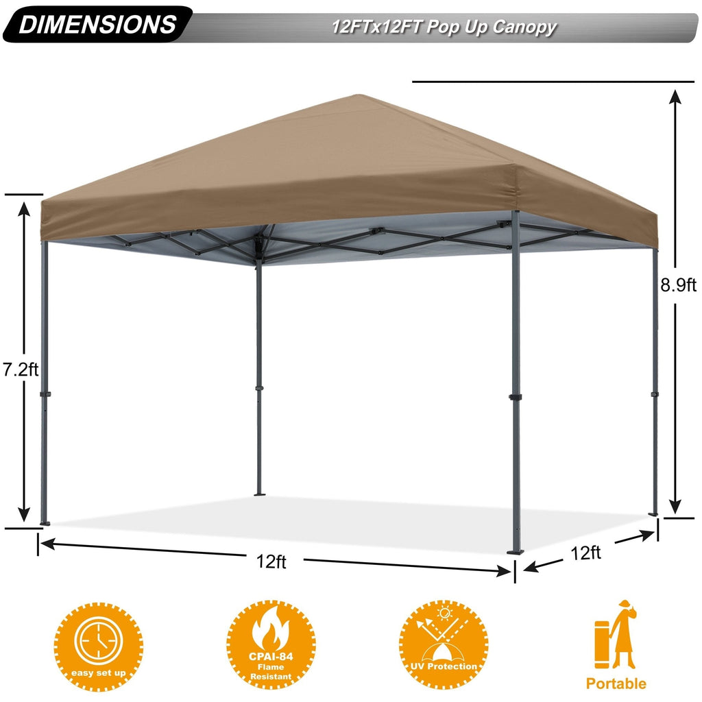ABCCANOPY Tenda a baldacchino pieghevole facile e resistente Tenda a baldacchino per esterni