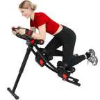 Ab Machine Pieghevole Core Addominali Esercizio Trainer Home Gym Fitness