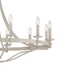 Lampadario Fidenza a 12 luci in stile Impero moderno in stile fattoria con UL - D40'' * H135''