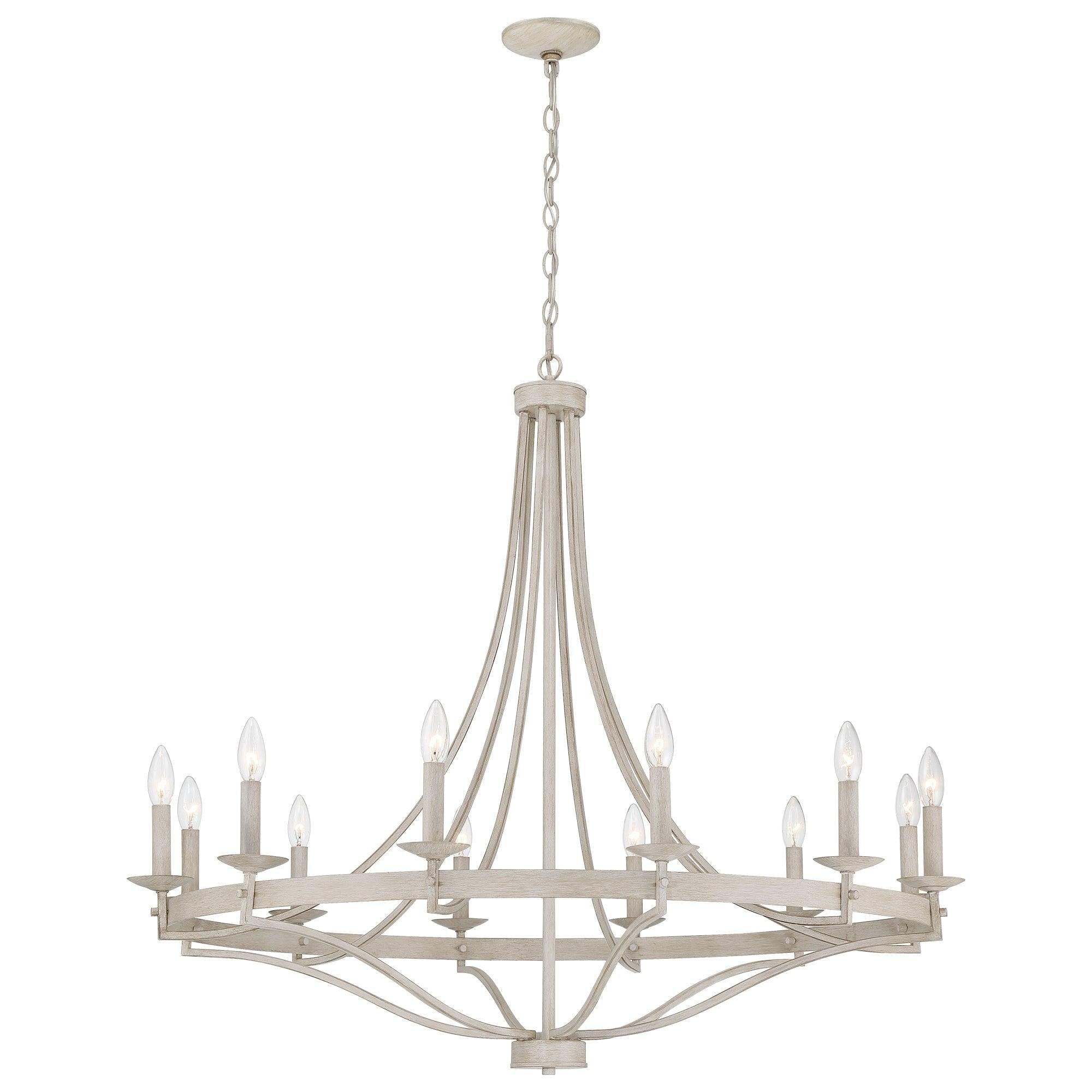Lampadario Fidenza a 12 luci in stile Impero moderno in stile fattoria con UL - D40'' * H135''