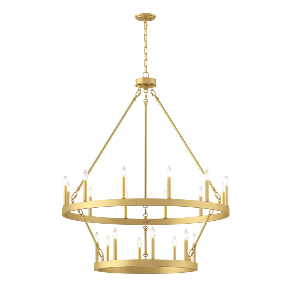 Lampadario Acroma da 20 luci moderno stile fattoria da 40 pollici a forma di ruota di carro con UL