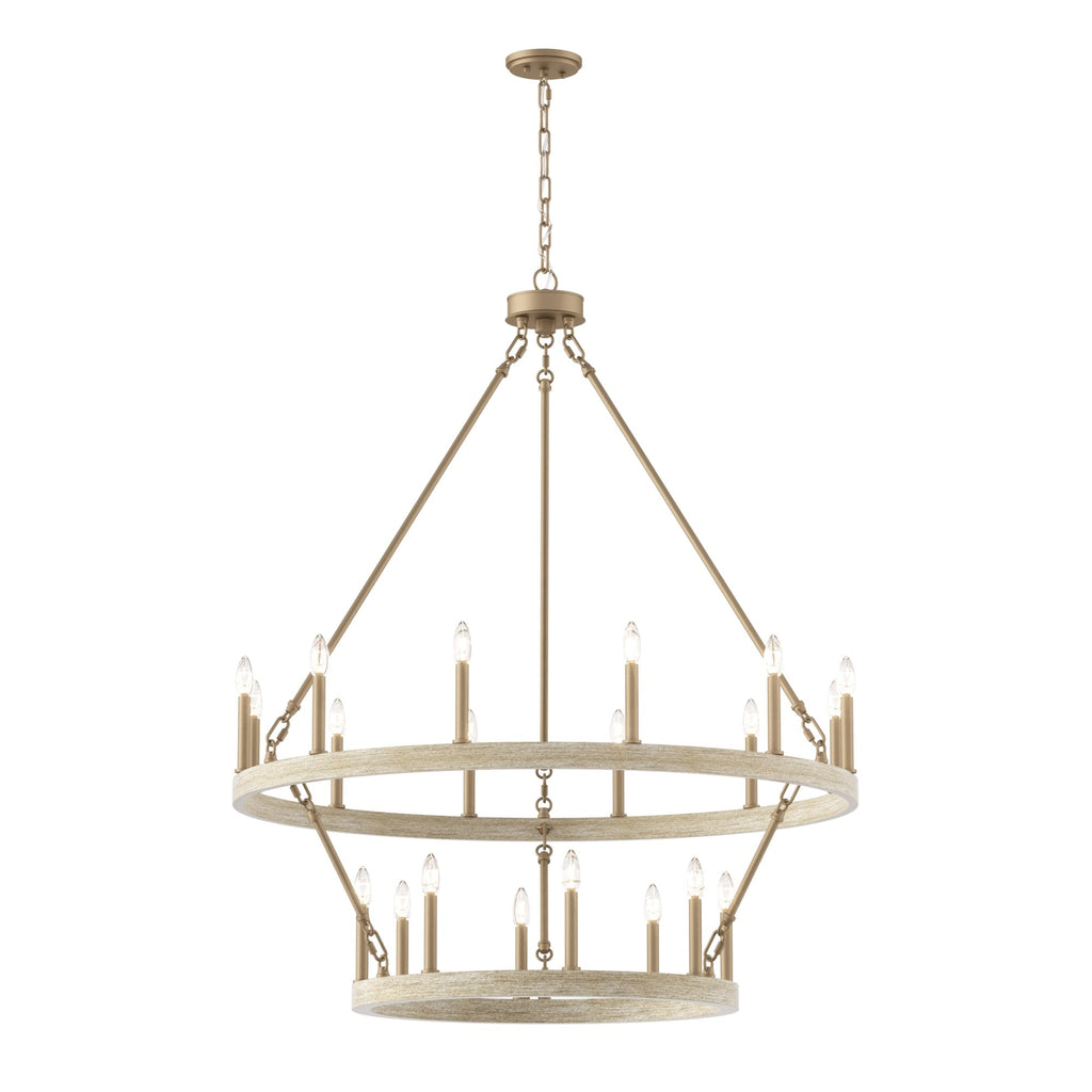Lampadario Acroma da 20 luci moderno stile fattoria da 40 pollici a forma di ruota di carro con UL