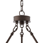 Lampadario Acroma da 20 luci moderno stile fattoria da 40 pollici a forma di ruota di carro con UL