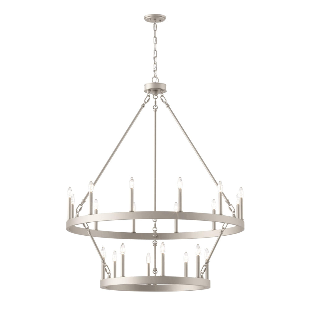 Lampadario Acroma da 20 luci moderno stile fattoria da 40 pollici a forma di ruota di carro con UL