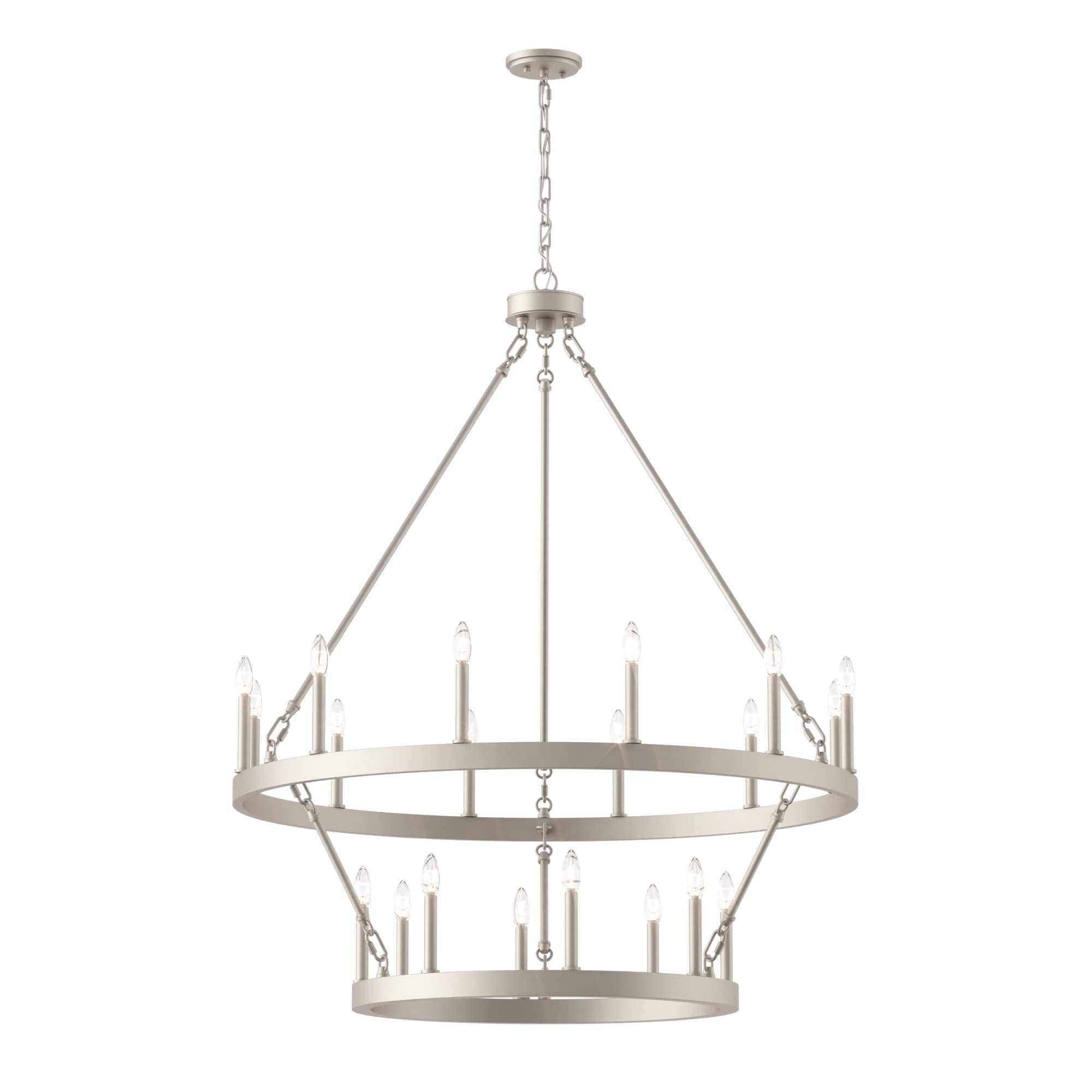 Lampadario Acroma da 20 luci moderno stile fattoria da 40 pollici a forma di ruota di carro con UL