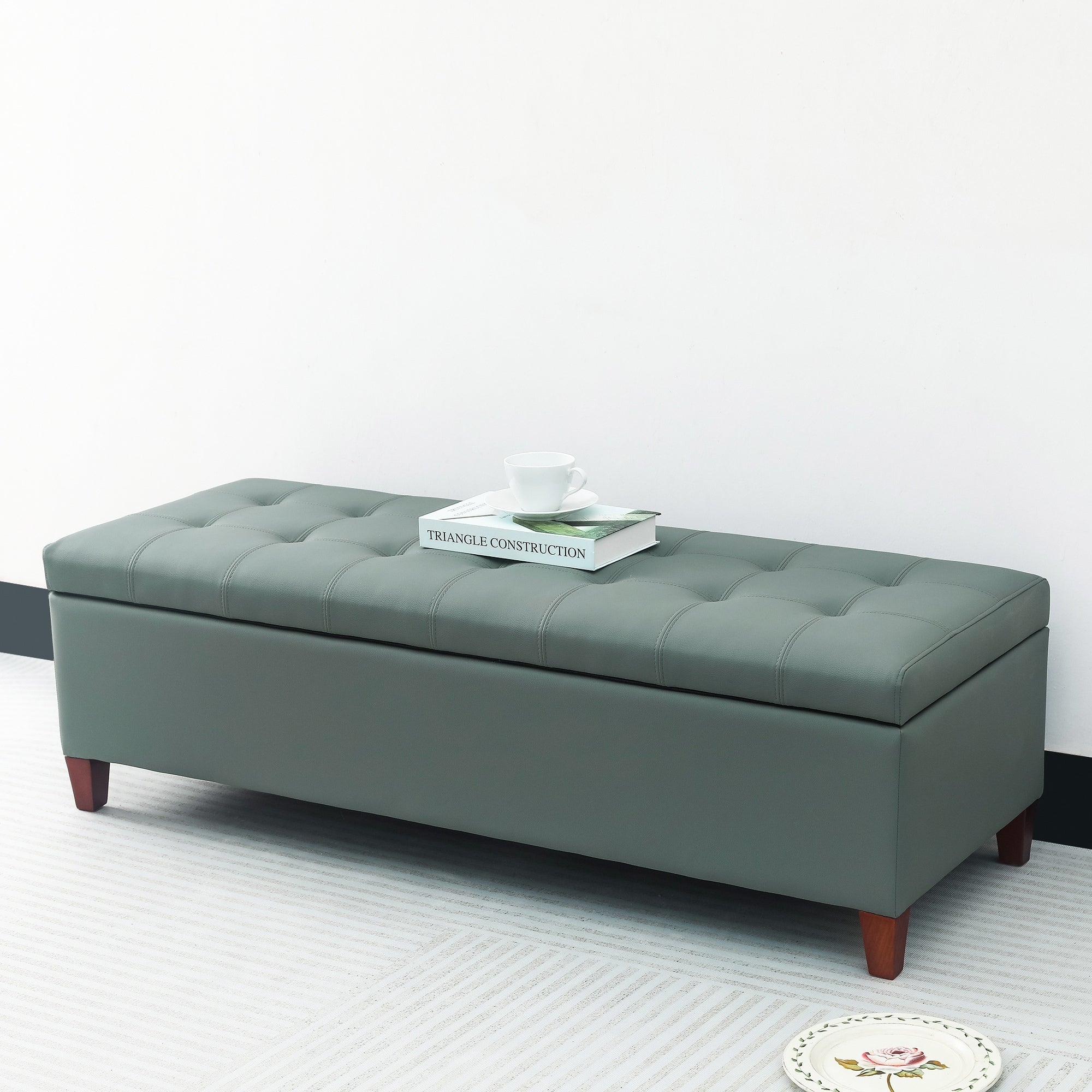 Panca contenitore in similpelle Adeco 50