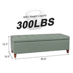 Panca contenitore in similpelle Adeco 50