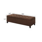 Panca contenitore in similpelle Adeco 50