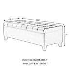 Panca contenitore in similpelle Adeco 50
