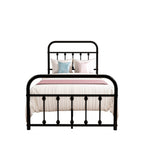 Alazyhome, semplice struttura per letto in metallo vintage, facile da montare
