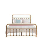 Alazyhome, semplice struttura per letto in metallo vintage, facile da montare