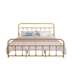 Alazyhome, semplice struttura per letto in metallo vintage, facile da montare