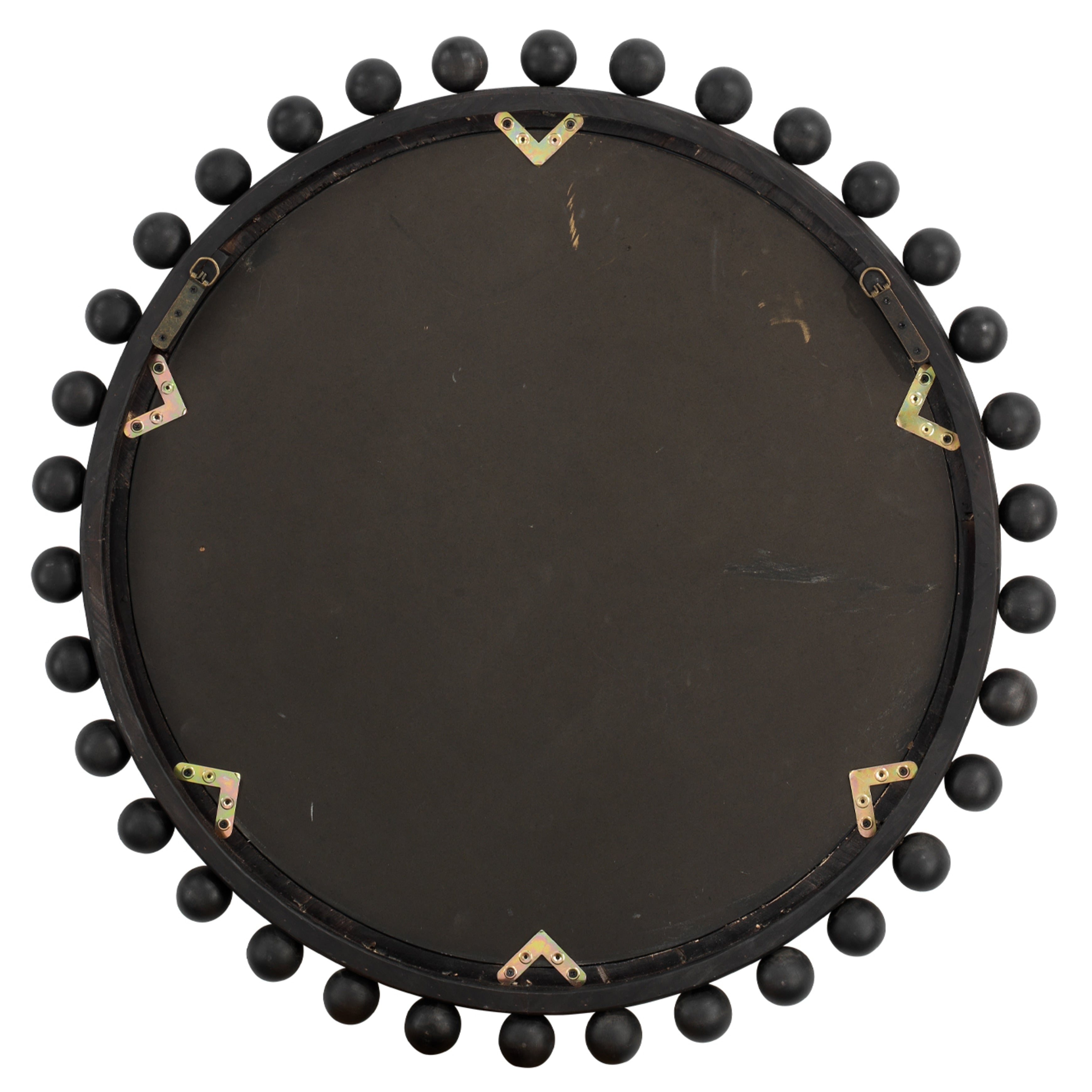 Specchio rotondo in legno Alden Décor Orion, naturale
