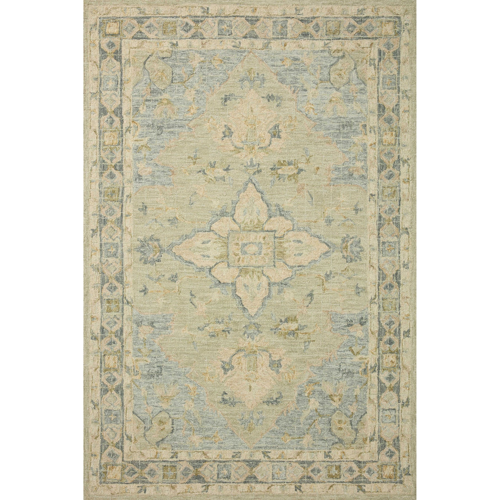 Tappeto in lana con mosaico tradizionale fatto a mano Alexander Home