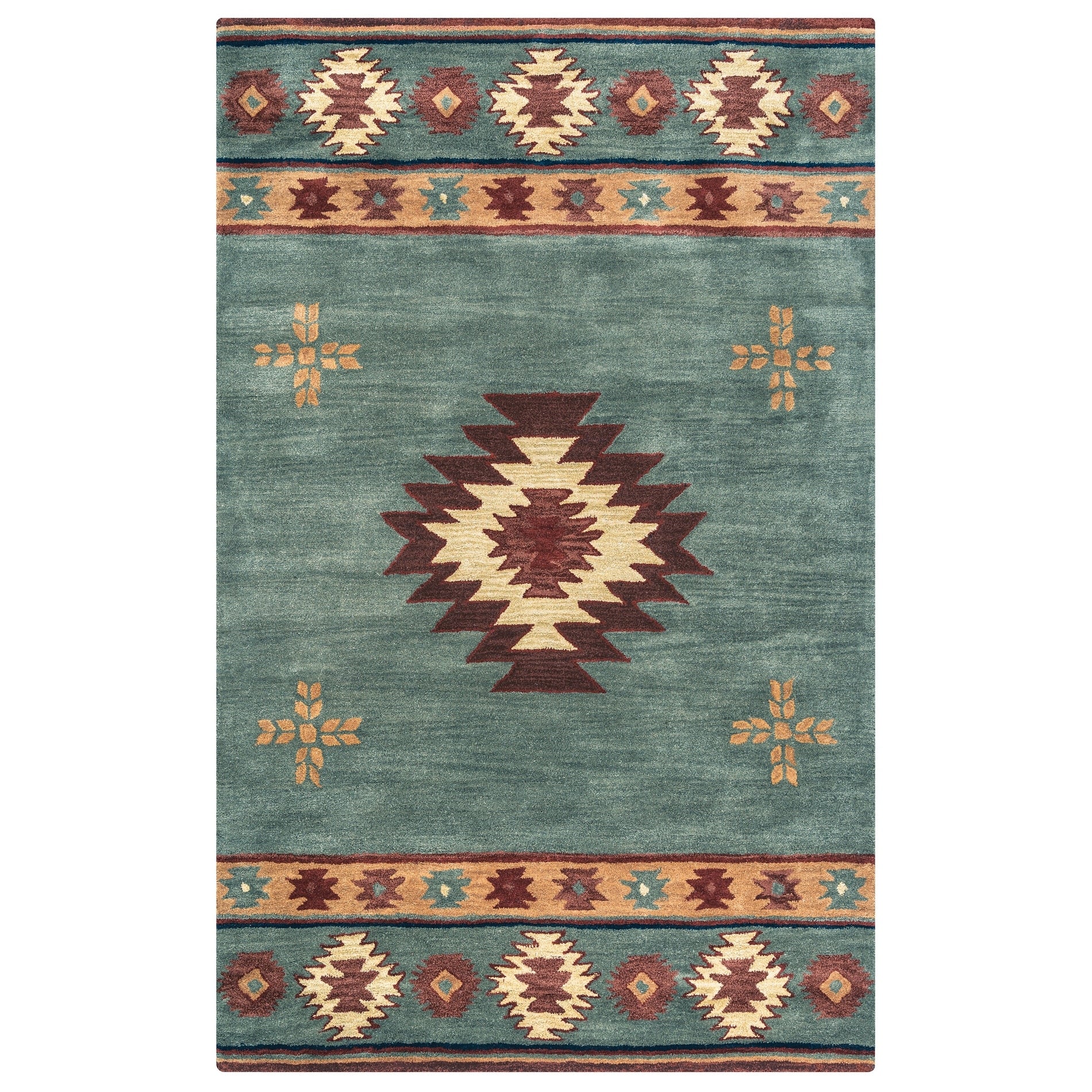 Tappeto in lana annodato a mano Alora Decor Ryder Southwestern