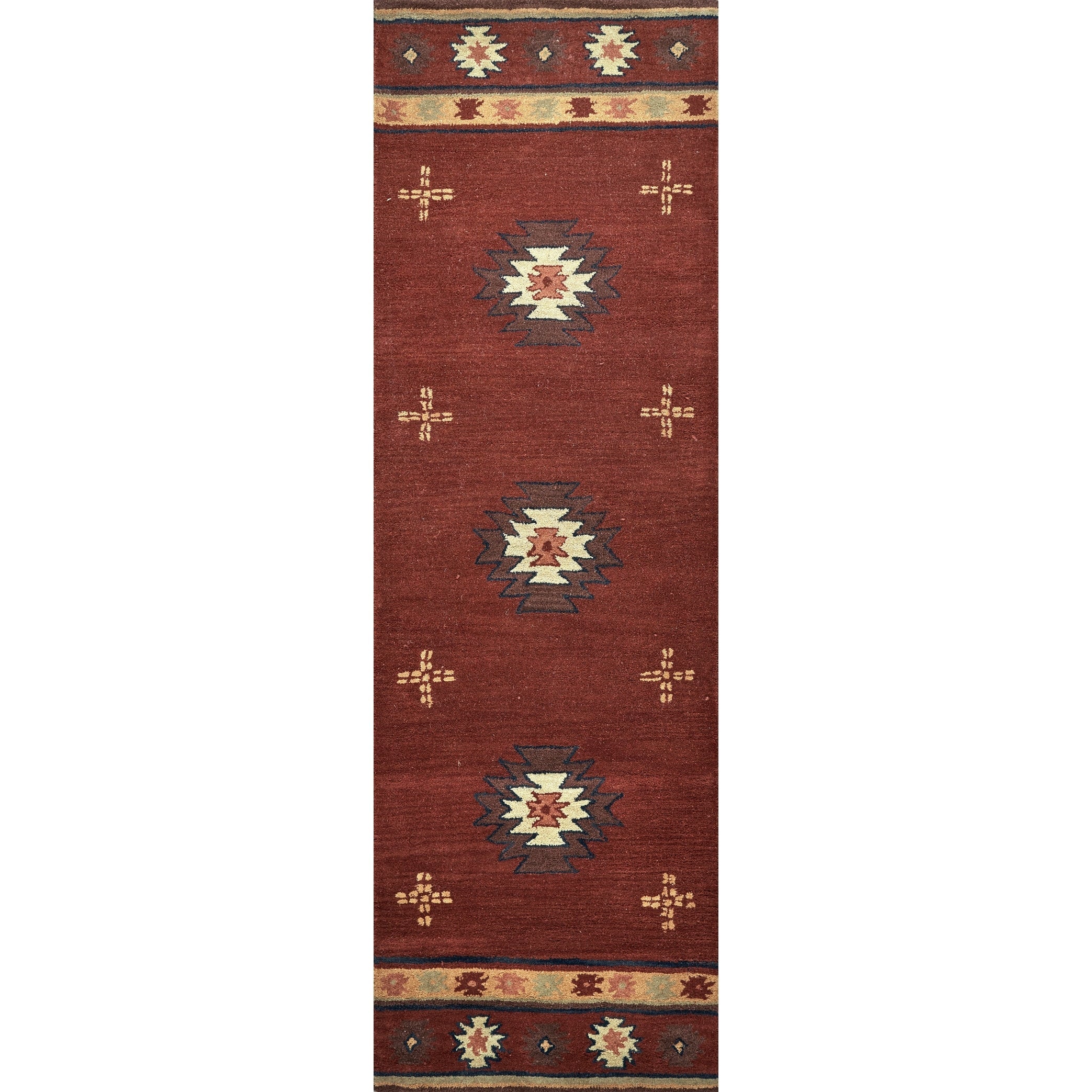 Tappeto in lana annodato a mano Alora Decor Ryder Southwestern