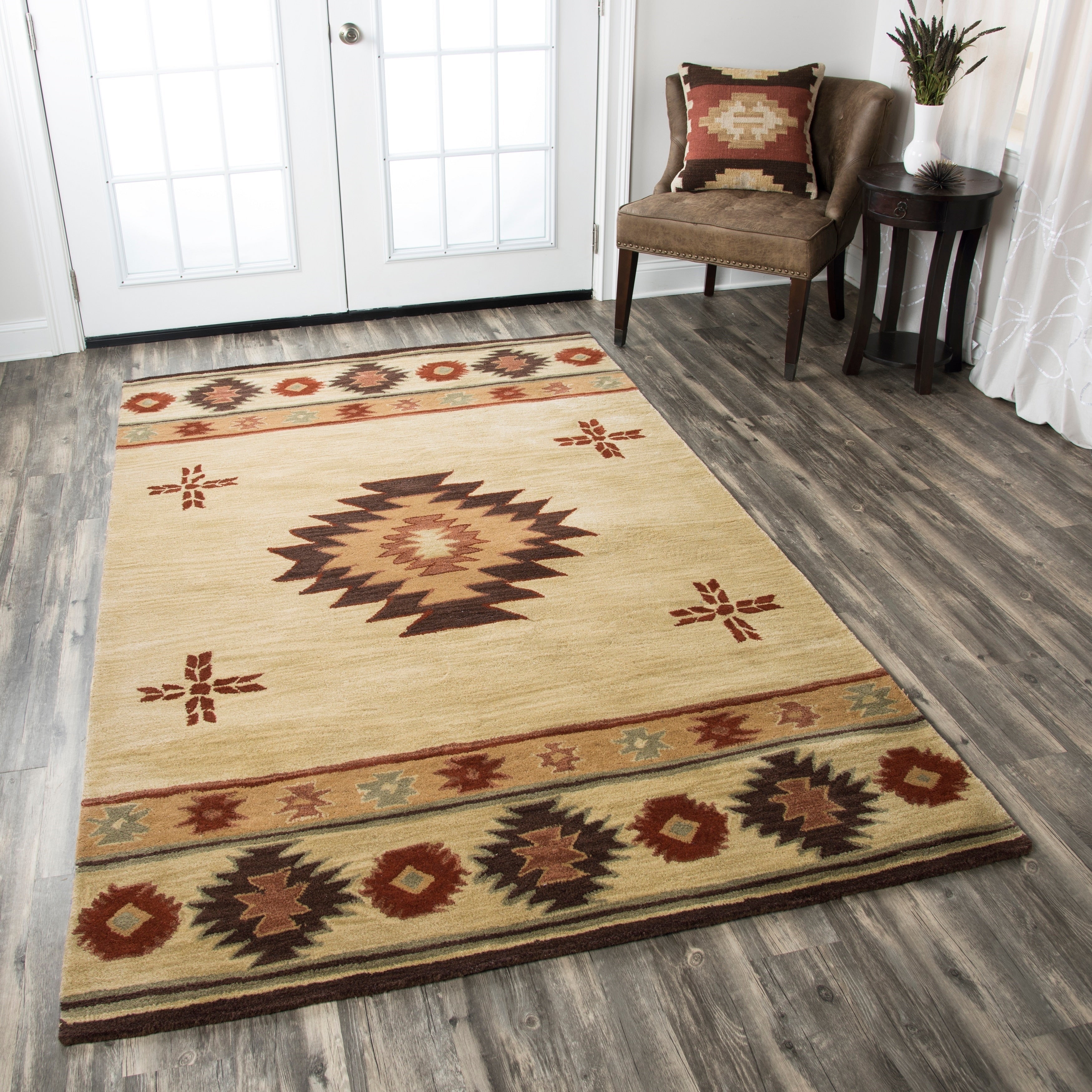 Tappeto in lana annodato a mano Alora Decor Ryder Southwestern