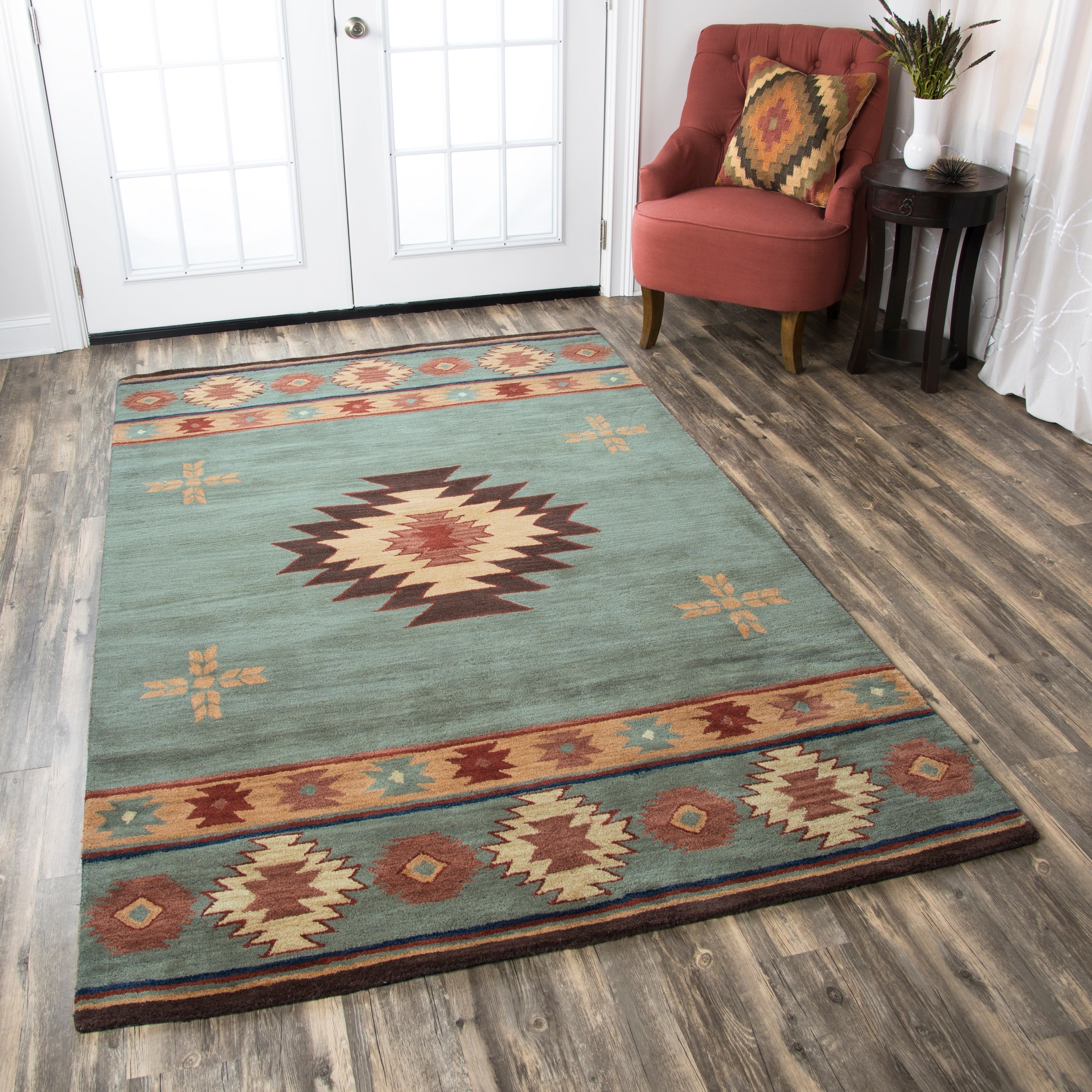 Tappeto in lana annodato a mano Alora Decor Ryder Southwestern