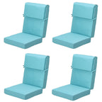Set di 4 cuscini per sedia con schienale alto Aoodor Patio, 46x21x4 pollici (solo cuscini)