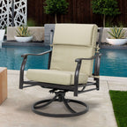 Set di 4 cuscini per sedia con schienale alto Aoodor Patio, 46x21x4 pollici (solo cuscini)