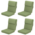 Set di 4 cuscini per sedia con schienale alto Aoodor Patio, 46x21x4 pollici (solo cuscini)