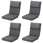 Set di 4 cuscini per sedia con schienale alto Aoodor Patio, 46x21x4 pollici (solo cuscini)