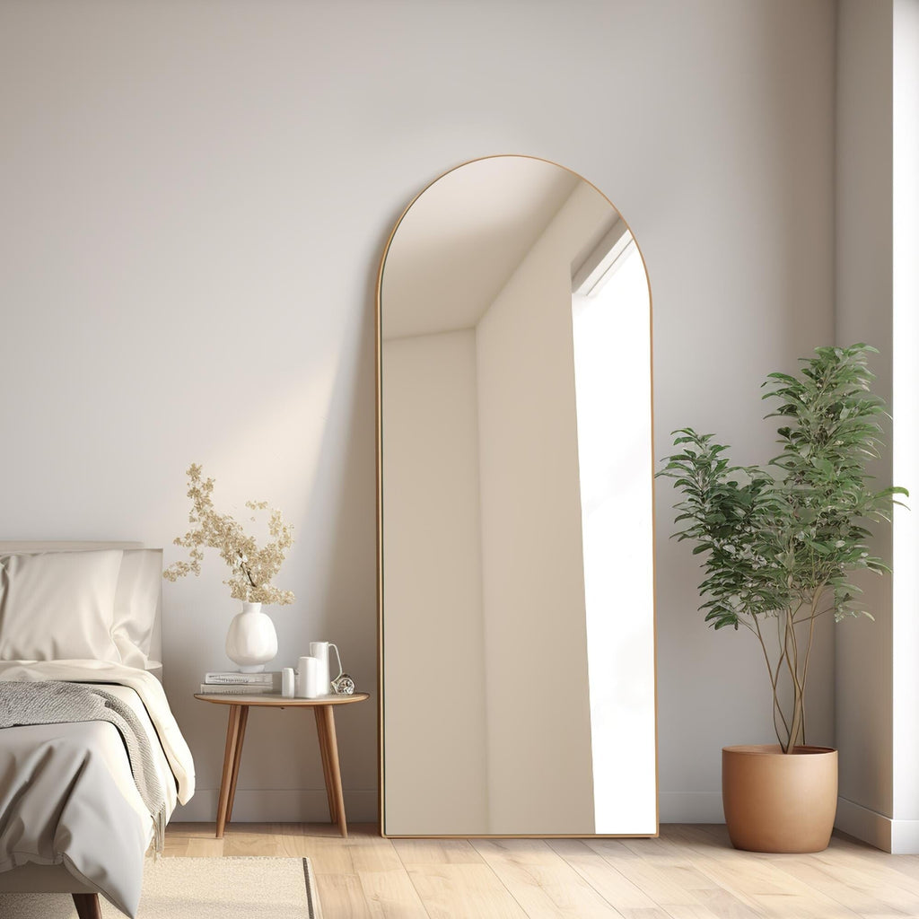 Specchio da terra e da parete a figura intera ad arco Dovelina
