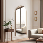 Specchio ad arco moderno a figura intera