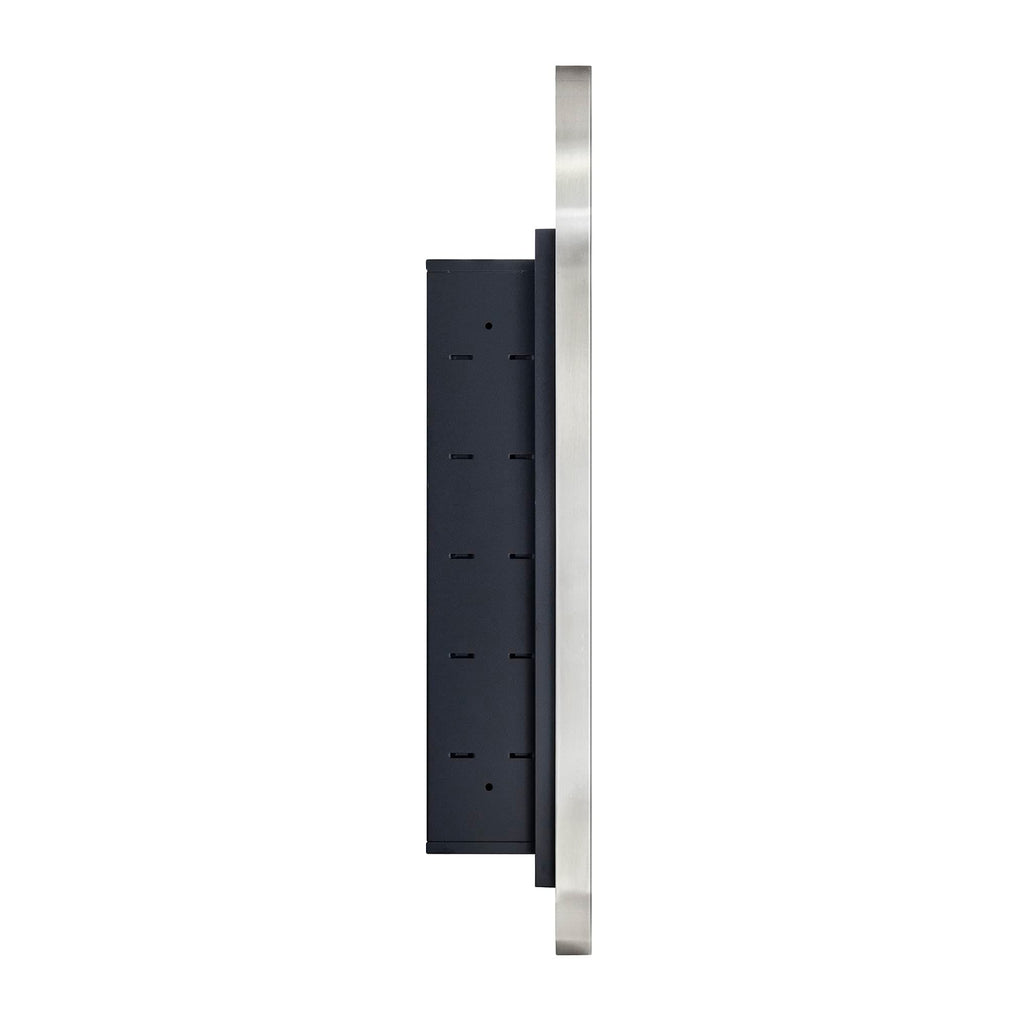 Mobiletto porta medicinali con cornice incassata TEHOME Aristes, specchio e ripiani regolabili