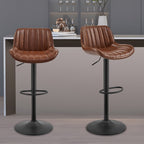 Sgabello da bar girevole regolabile in altezza Art Leon, set da 2