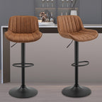 Sgabello da bar girevole regolabile in altezza Art Leon, set da 2