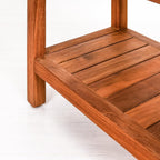 Tavolo/panca da doccia in teak indonesiano Aurora Home