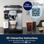 Macchina per caffè espresso automatica con montalatte automatico, macinacaffè integrato, ECAM29084SB