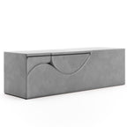 Chaise longue convertibile Avana Kami / Yoga e massaggio - Pouf 2 in 1 con poltrona yoga pieghevole nascosta, microvelluto - N/D