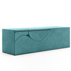 Chaise longue convertibile Avana Kami / Yoga e massaggio - Pouf 2 in 1 con poltrona yoga pieghevole nascosta, microvelluto - N/D