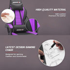 Sedia da gioco BOSSIN Racing Style, sedia da gioco alta e robusta da 300 libbre, sedia per computer con schienale alto
