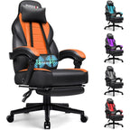 Sedia da gioco BOSSIN Racing Style, sedia da gioco alta e robusta da 300 libbre, sedia per computer con schienale alto